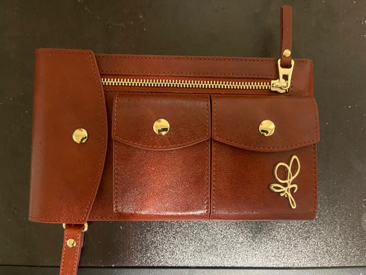 Oxford Brown Leather Cigar Pooch