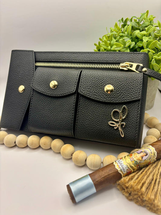 Black Leather Cigar Pooch