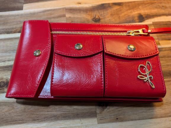 Old English Red Leather Pooch (Limited Edition)