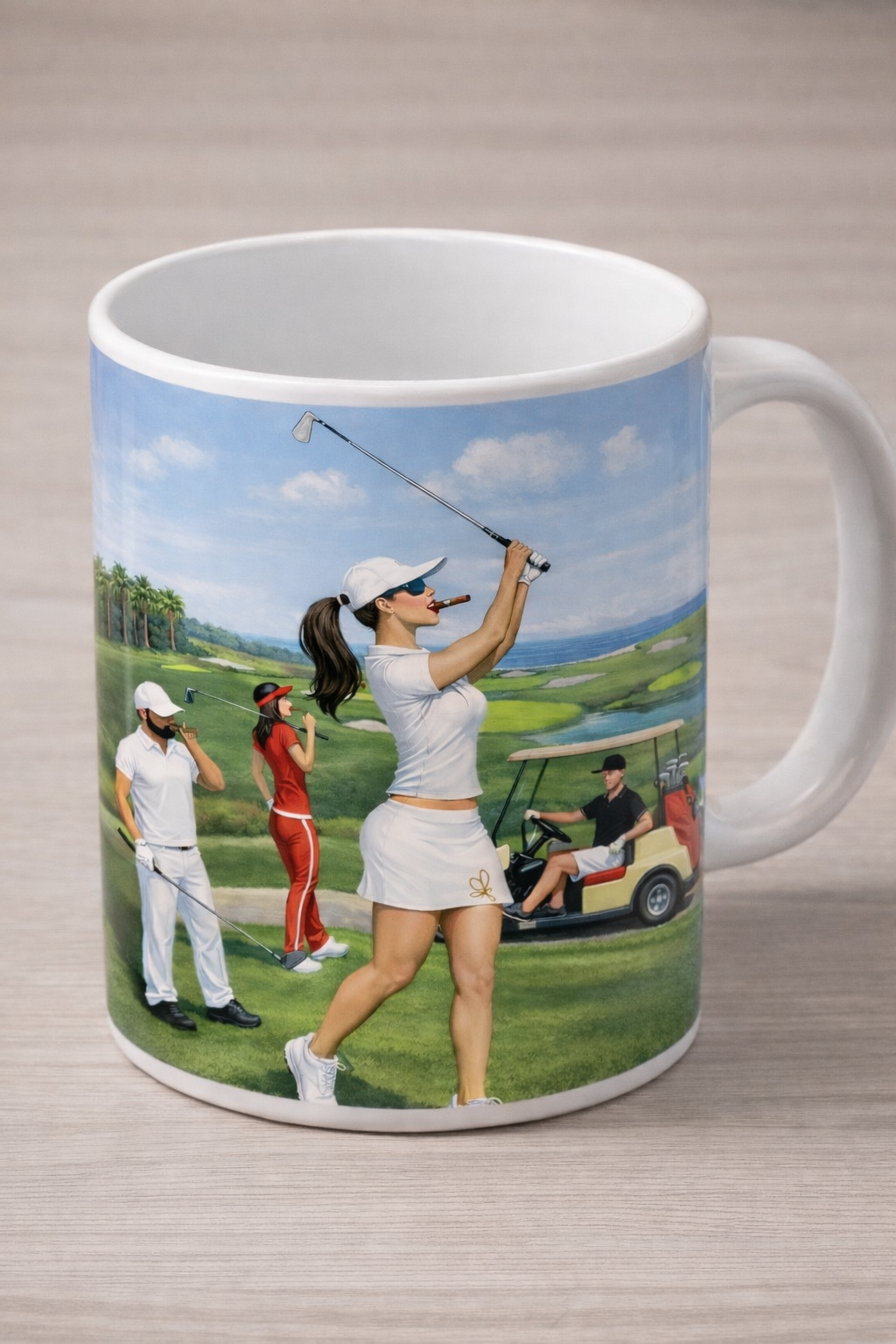 LB Gilmore Signature Golf & Cigar Collection Mug