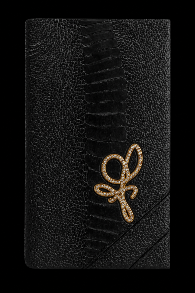 Cuban Cartera (ostrich leg)