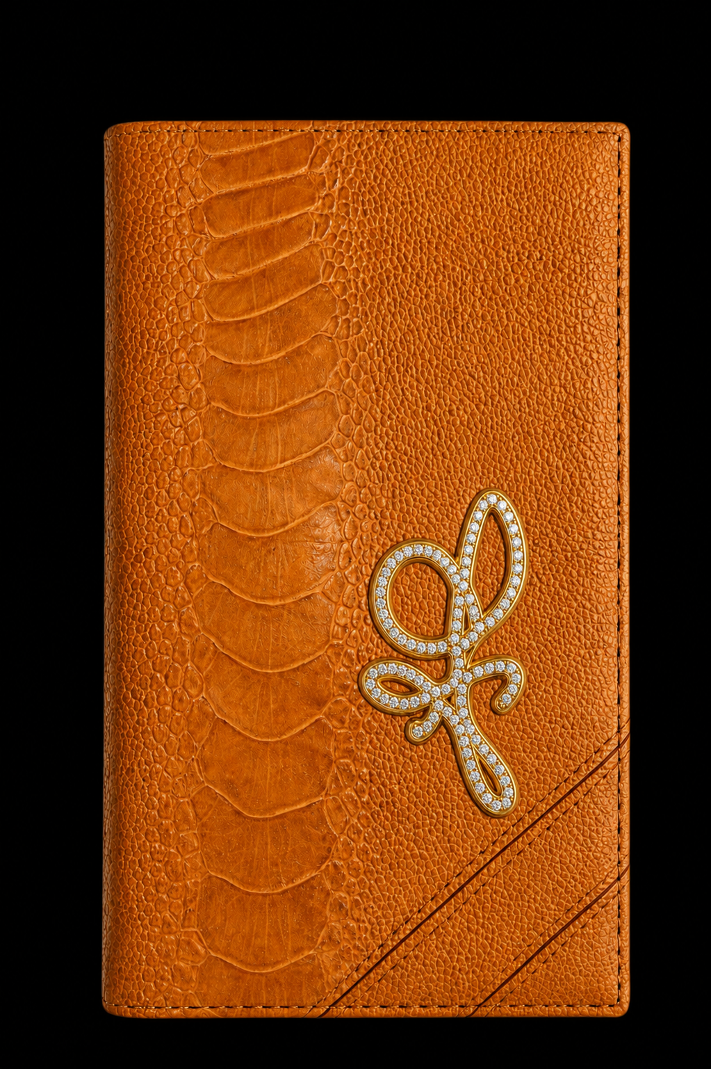 Cuban Cartera (ostrich leg)