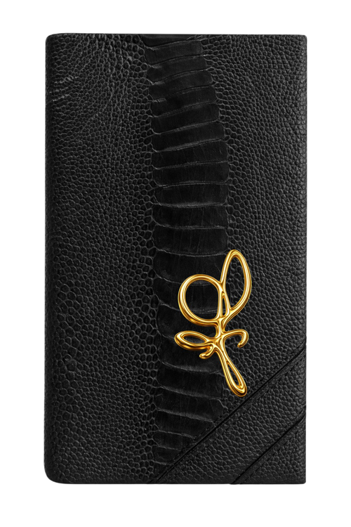 Cuban Cartera (ostrich leg)